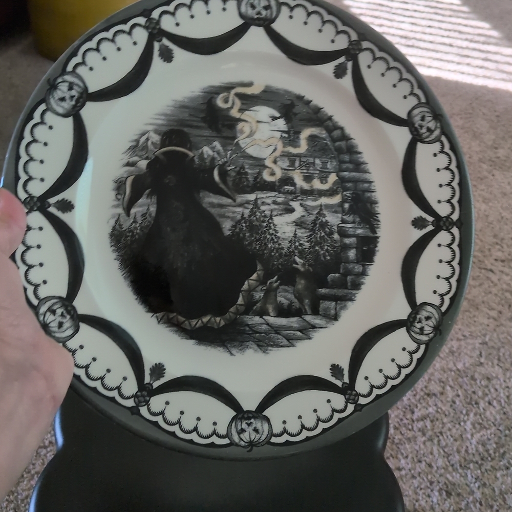 Stafford White Ceramic Plate